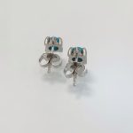turquoise stud earrings back view.jpeg | Posy Fine Jewellery Toronto