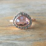 rose cut pink sapphire alexandrite halo ring.jpeg | Posy Fine Jewellery Toronto