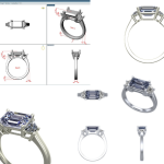 cad and render layout | Posy Fine Jewellery Toronto